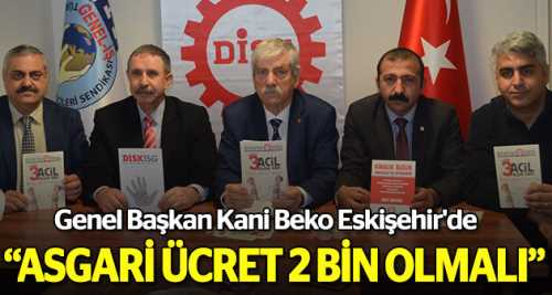 "Asgari ücret 2 bin TL net olmalı"