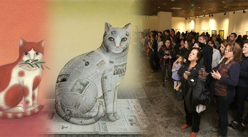 "Benim Kedilerim" Çağdaş Sanatlar Galerisinde