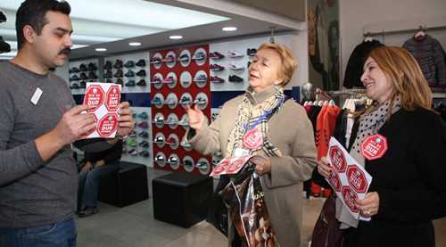 "Biz de şiddete dur diyoruz"