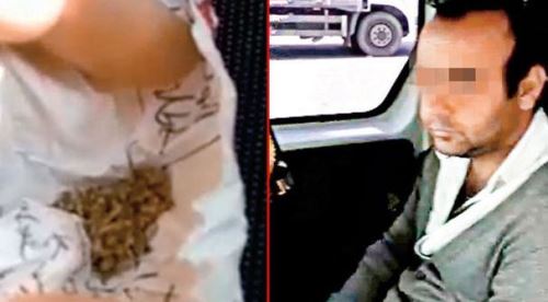 ‘Bonzaici’ servis şoförüne suçüstü