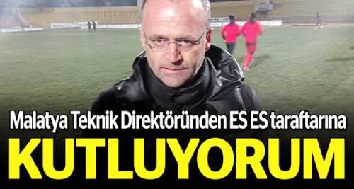 "ES ES Taraftarını kutluyorum"