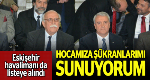 "Hocamıza şükranlarımı sunuyorum"
