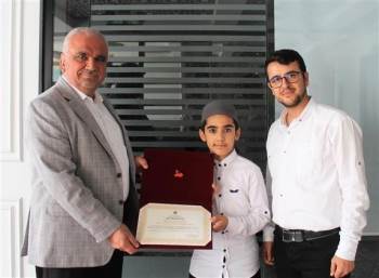 ‘Kur’An-I Kerim’İ En Güzel Okuma’ Yarışmasında 3’Üncü Oldu
