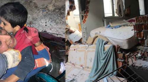 "Önce çocuklarımı sonra beni çıkarın!"