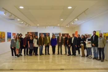 ’Orada Olmak-Karşılaşmalar’ İsimli Resim Sergisi Açıldı
