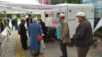 (Özel) Kütahya’Da Aşı Randevu Stant Açıldı
