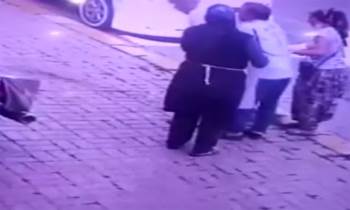 (Özel) Ölümle Yaşam Arasındaki İnce Çizgi Güvenlik Kamerasına Yansıdı
