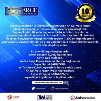‘Temel Kimyasallar’ Kategorisinde 3’Üncülük Ödülüne Layık Görüldüler
