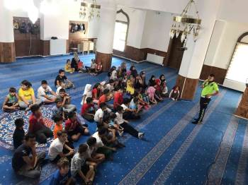 100’E Yakın Öğrenciye Trafik Eğitimi Verildi
