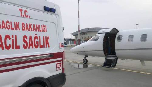 15 günlük hasta bebek Eskişehir'e getirildi