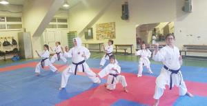 150 sporcu karate öğreniyor