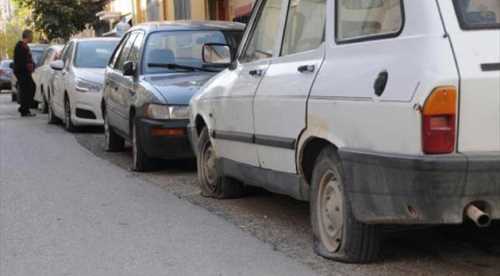 16 aracın lastiğini kesen 2 şüpheli yakalandı