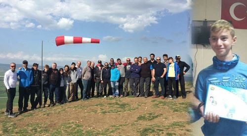 16 yaşında bölgenin en genç pilotu oldu