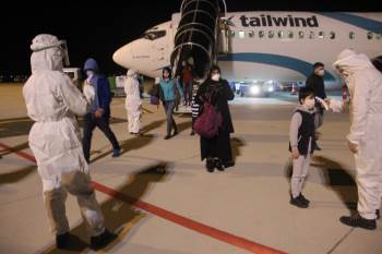 167 Türk Vatandaşı Uçakla Kütahya’Ya Getirildi
