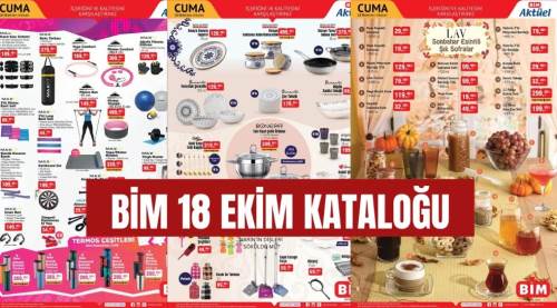 18 Ekim 2024 BİM aktüel kataloğu; Motosiklet, laptop, akıllı saat, buharlı düzleştirici, PS4 oyun konsolu, egzersiz aletleri hepsi indirimde!