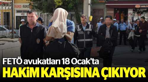 18 Ocak'ta hakim karşısına çıkıyorlar!