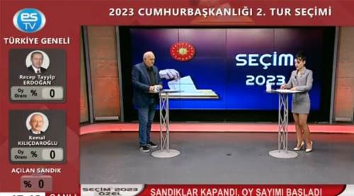 2. tur seçim sonuçları ES TV'de