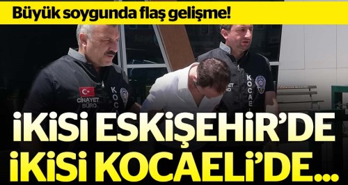 2 milyonluk soygunda flaş gelişme!