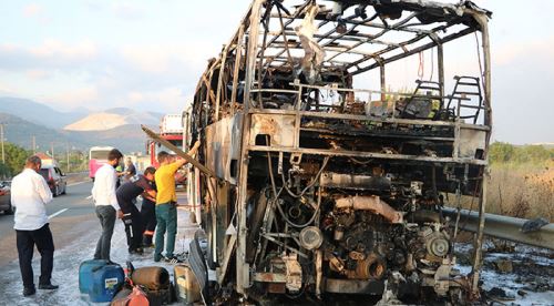 20 yolcu vardı faciadan dönüldü