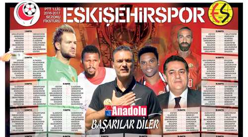 2016 - 2017 Fikstürünü indirmek için tıklayın