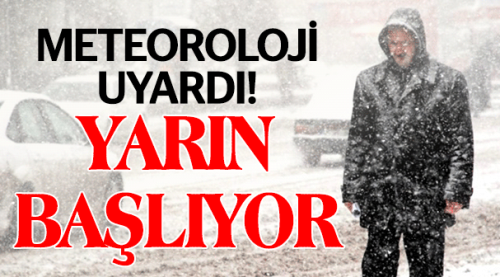 2016'nın en soğuk haftası olacak