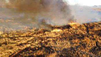 2022’De Yangınlarla Gündeme Gelen Gölde Yine Yangın Çıktı
