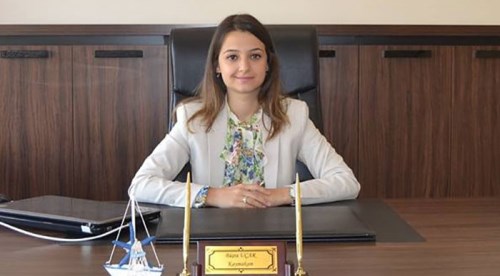 25 yaşındaki kaymakam vekili göreve başladı