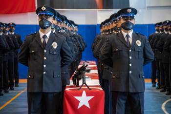 257 Polis Adayı Yemin Ederek Diplomalarını Aldı
