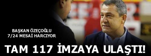 3 puan iadesi için Özeçoğlu 7/24 mesai harcıyor