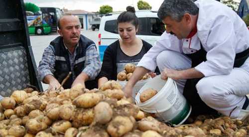 3 ton patates bağışladılar