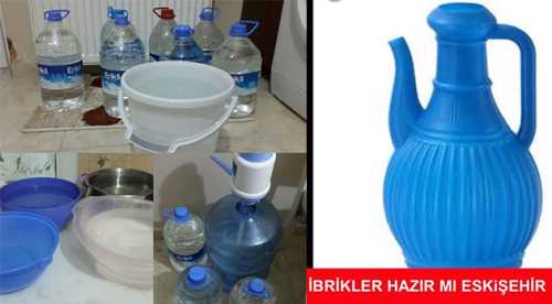 30 saatlik su kesintisine hazırız!