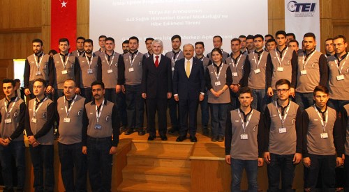 36 kursiyer TEI'de işbaşı yaptı