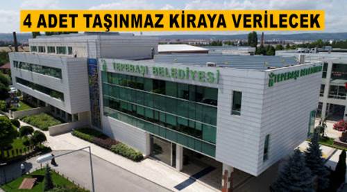 4 adet taşınmaz kiraya verilecek....