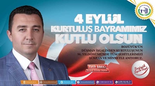 4 Eylül Bozüyük’ün düşman işgalinden kurtuluşu