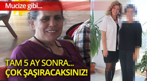5 ayda tam 20 kilo verdi