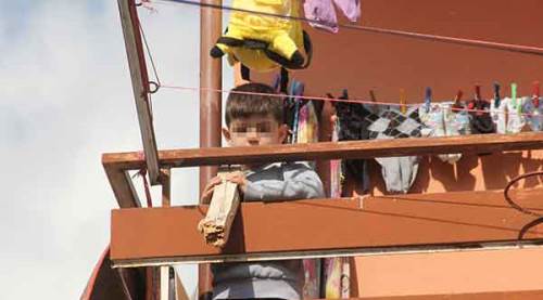 5 yaşındaki çocuğa haciz şoku