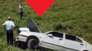 50 metreden aşağı uçtu