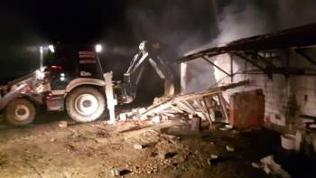 500 Saman Balyası Kül Oldu
