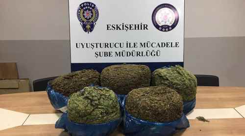 54 kilo esrar ele geçirildi