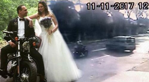6 ay önce evlenmişlerdi... Feci kaza!