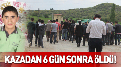 6 günlük yaşam mücadelesini kaybetti