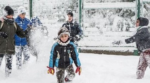 6 İlde karne günü eğitime kar engeli