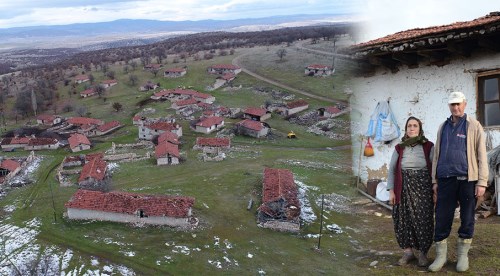 60 haneli köyde yalnızca onlar kaldı