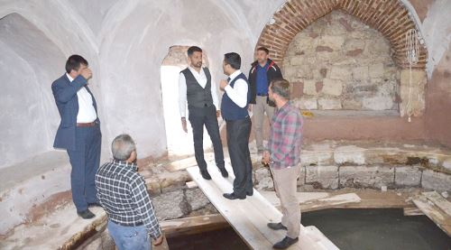 850 yıllık Çardak Hamamı yeniden hizmete giriyor