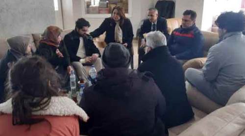 99 depremzede Eskişehir Öğretmenevi'nde