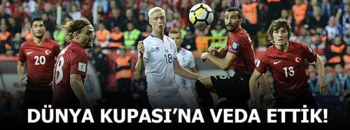 A Milli Takım Dünya Kupası'na veda etti