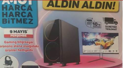 A101'e Oyun Bilgisayarı, Çalışma Koltuğu, Dikey Süpürge, Hamur Yoğurma Makinesi, 3 Musluklu Sebil Geliyor, İşte 9 Mayıs A101'in Perşembe fırsat kataloğu