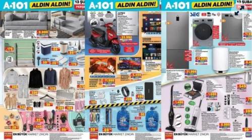 A101'e termosifon, dikey süpürge, beyaz eşya, piyano geliyor! İşte 13 Şubat A101 Aldın Aldın Kataloğu