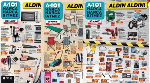 A101 İNDİRİM KATALOĞU YAYINDA: 30 Mayıs'ta A101'de kamp sandalyesi, termos, blender, süpürge...