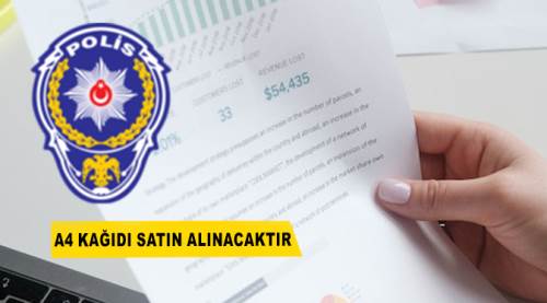 A4 kağıdı satın alınacaktır